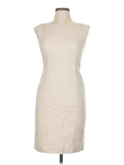 Pre-owned H&m Cocktail Dress In White