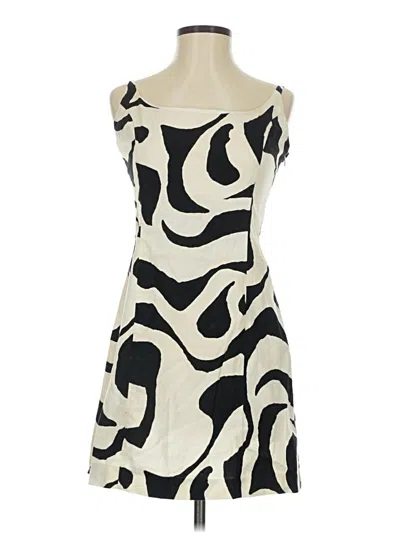Pre-owned H&m Cocktail Dress In White