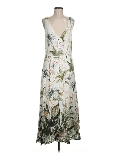 Pre-owned H&m Cocktail Dress In White