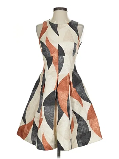 Pre-owned H&m Cocktail Dress In White
