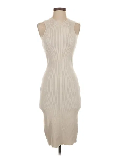 Pre-owned H&m Cocktail Dress In White