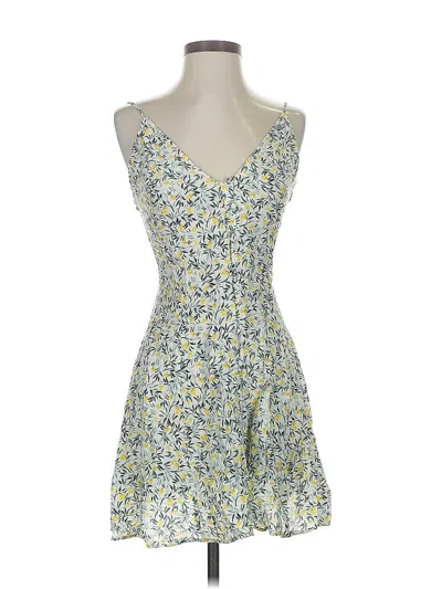Pre-owned H&m Cocktail Dress In Yellow