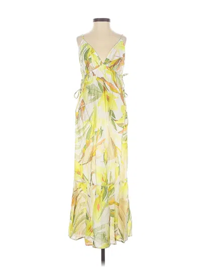Pre-owned H&m Cocktail Dress In Yellow