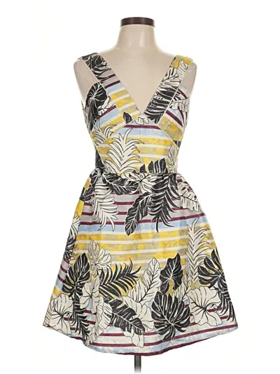 Pre-owned H&m Cocktail Dress In Yellow