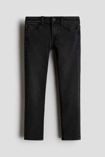 H&m Kids'  Comfort Stretch Slim Fit Jeans In Black