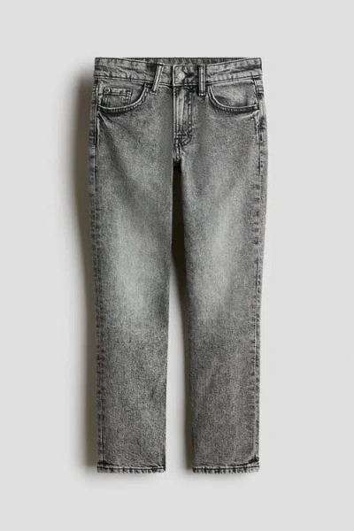 H&m Kids'  Comfort Stretch Slim Fit Jeans In Gray