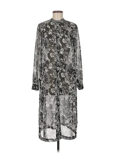 Pre-owned H&m Conscious Cardigan Sweater In Black