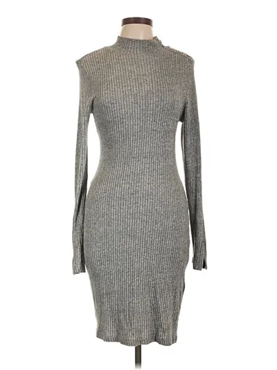 Pre-owned H&m Conscious Casual Dress In Gray
