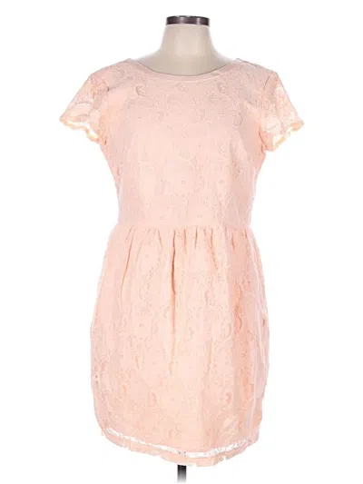 Pre-owned H&m Conscious Casual Dress In Pink