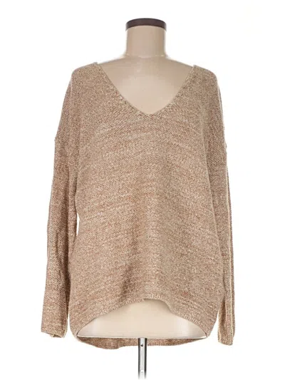 Pre-owned H&m Conscious Pullover Sweater In Brown