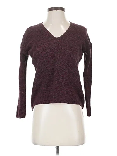 Pre-owned H&m Conscious Pullover Sweater In Burgundy