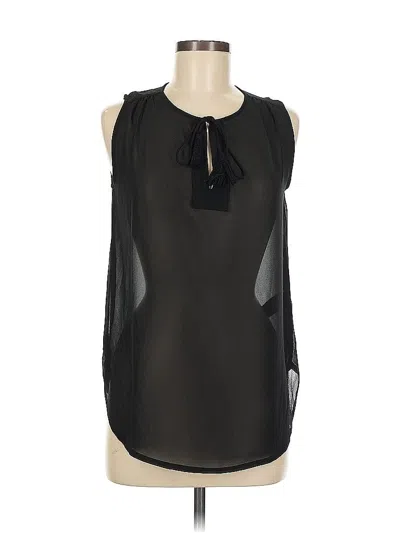 Pre-owned H&m Conscious Sleeveless Blouse In Black