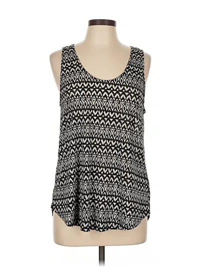 Pre-owned H&m Conscious Sleeveless Blouse In Black