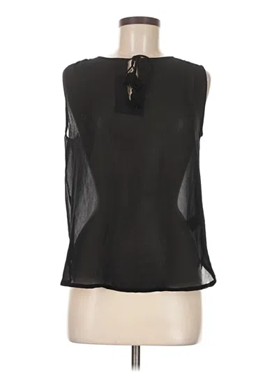 Pre-owned H&m Conscious Sleeveless Blouse In Black