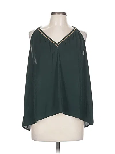 Pre-owned H&m Conscious Sleeveless Blouse In Green