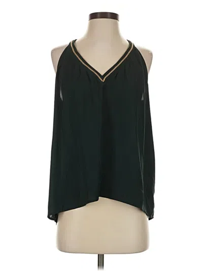 Pre-owned H&m Conscious Sleeveless Blouse In Green