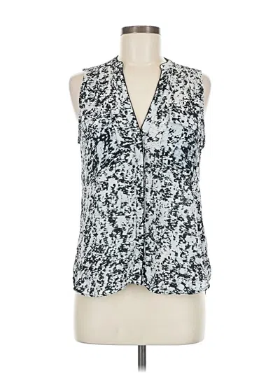 Pre-owned H&m Conscious Sleeveless Blouse In Silver