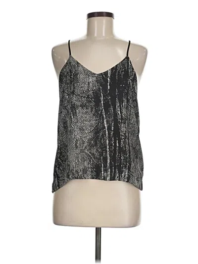Pre-owned H&m Conscious Sleeveless Blouse In Silver