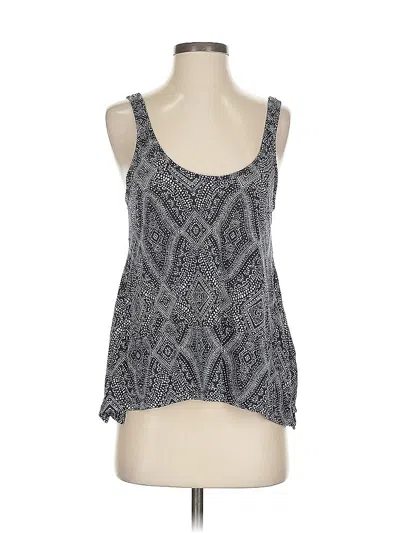 Pre-owned H&m Conscious Tank Top Gray Halter Neckline Tops