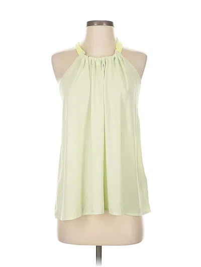 Pre-owned H&m Conscious Tank Top Green Halter Neckline Tops