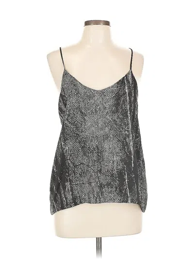 Pre-owned H&m Conscious Tank Top Silver Halter Neckline Tops