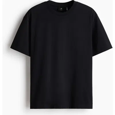 H&m Coolmax®  Relaxed Fit T-shirt In Black