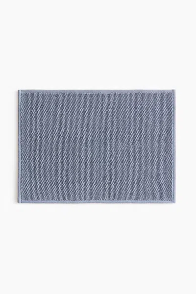 H&m Cotton Bath Mat In Blue