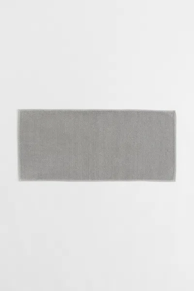 H&m Cotton Bath Mat In Gray