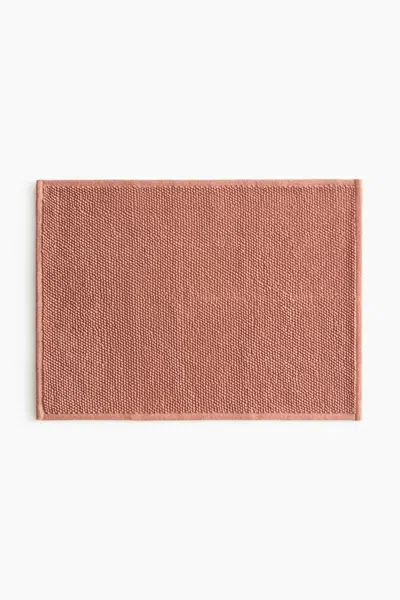 H&m Cotton Bath Mat In Orange