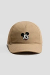 H&m Babies'  Cotton Cap In Brown
