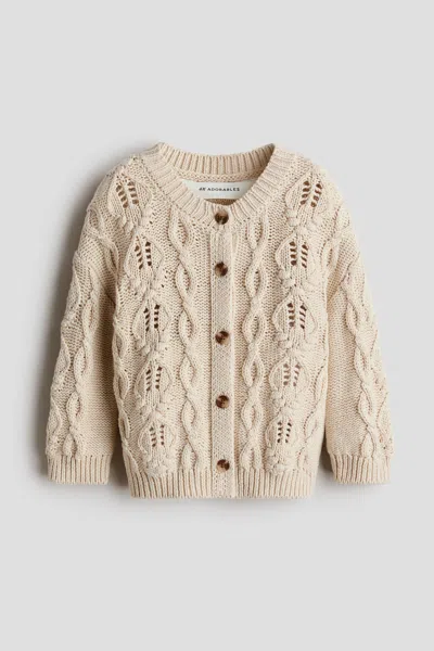 H&m Babies' Cotton Cardigan In Brown