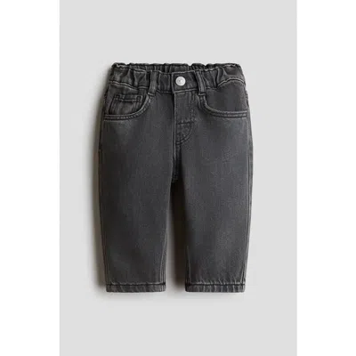 H&m Babies'  Cotton Jeans In Black