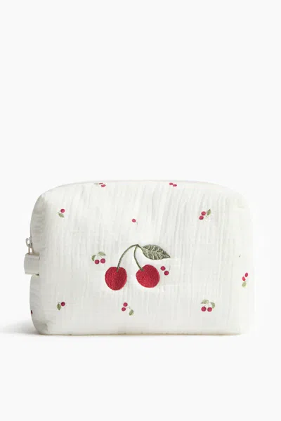 H&m Babies' Cotton Muslin Diaper Bag In Metallic