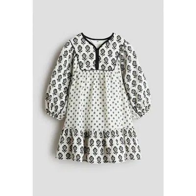 H&m Kids'  Cotton Muslin Dress In Multi