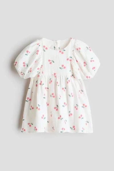 H&m Babies'  Cotton Muslin Dress In Multi