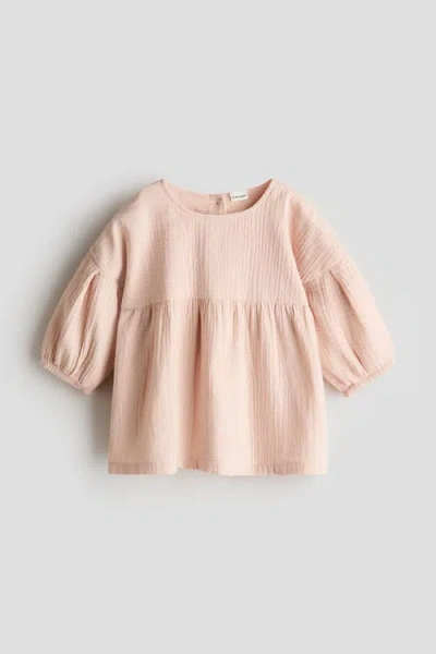 H&m Babies'  Cotton Muslin Dress In Multi