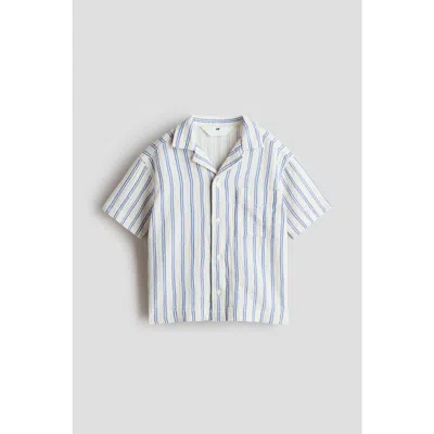 H&m Kids'  Cotton Muslin Resort Shirt In Multi