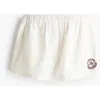 H&m Cotton Pull-on Shorts In White
