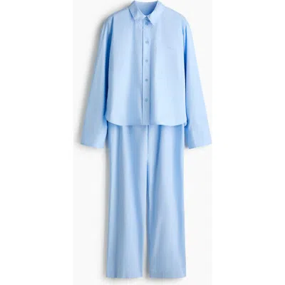 H&m Cotton Pyjamas In Blue