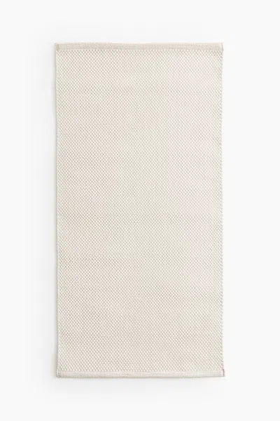 H&m Cotton Rug In Neutral
