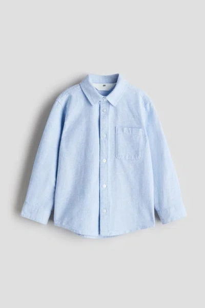 H&m Kids'  Cotton Shirt In Blue