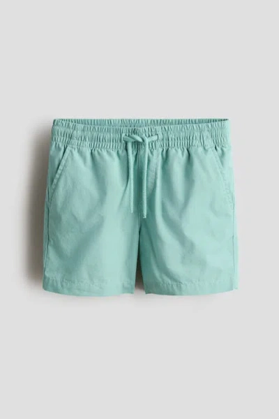 H&m Kids'  Cotton Shorts In Blue