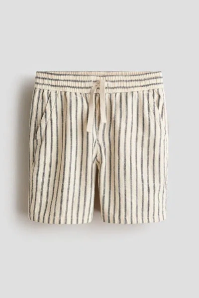 H&m Kids'  Cotton Shorts In White