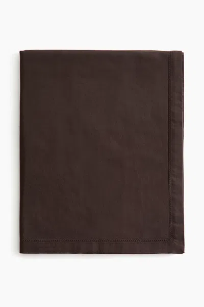 H&m Cotton Tablecloth In Brown