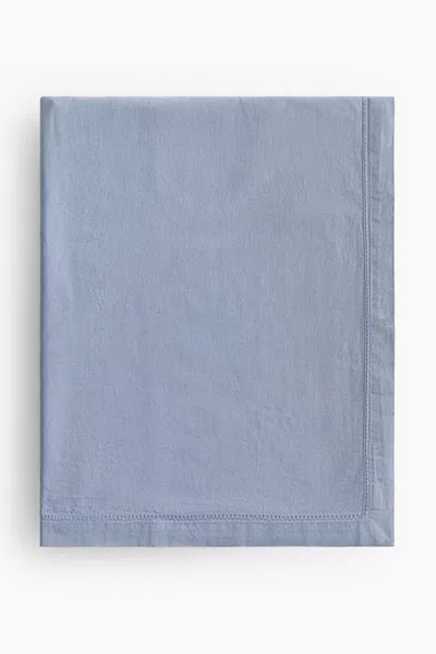 H&m Cotton Tablecloth In Blue