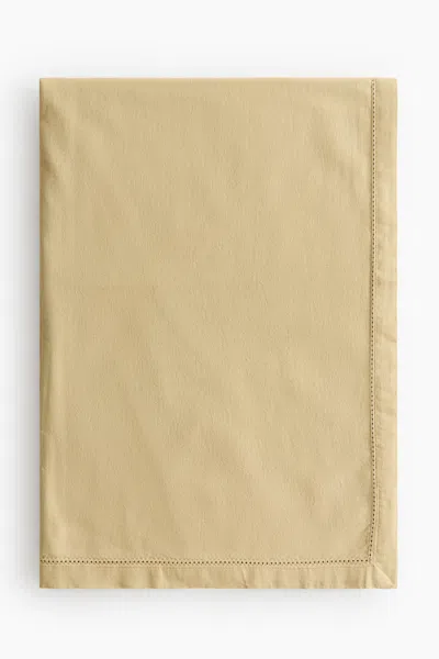 H&m Cotton Tablecloth In Brown