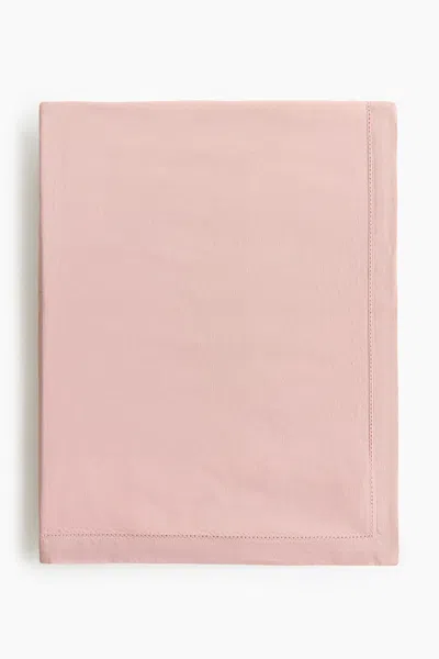 H&m Cotton Tablecloth In Pink