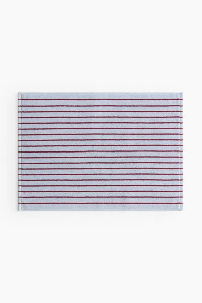 H&m Cotton Terry Bath Mat In Blue