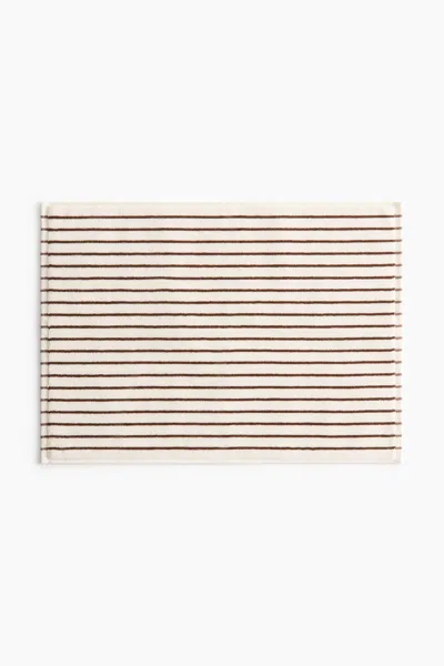 H&m Cotton Terry Bath Mat In Neutral