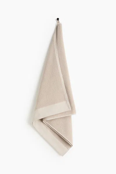 H&m Cotton Terry Bath Towel In Brown